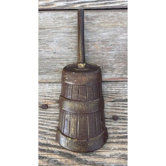 Vintage Cast Metal Kitchen Wall Decor Farmhouse Chippy - Picture 7 of 14